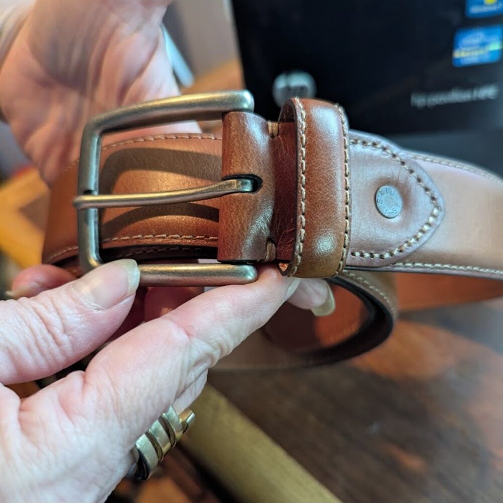 Levis Brown Leather Belt L 38-40